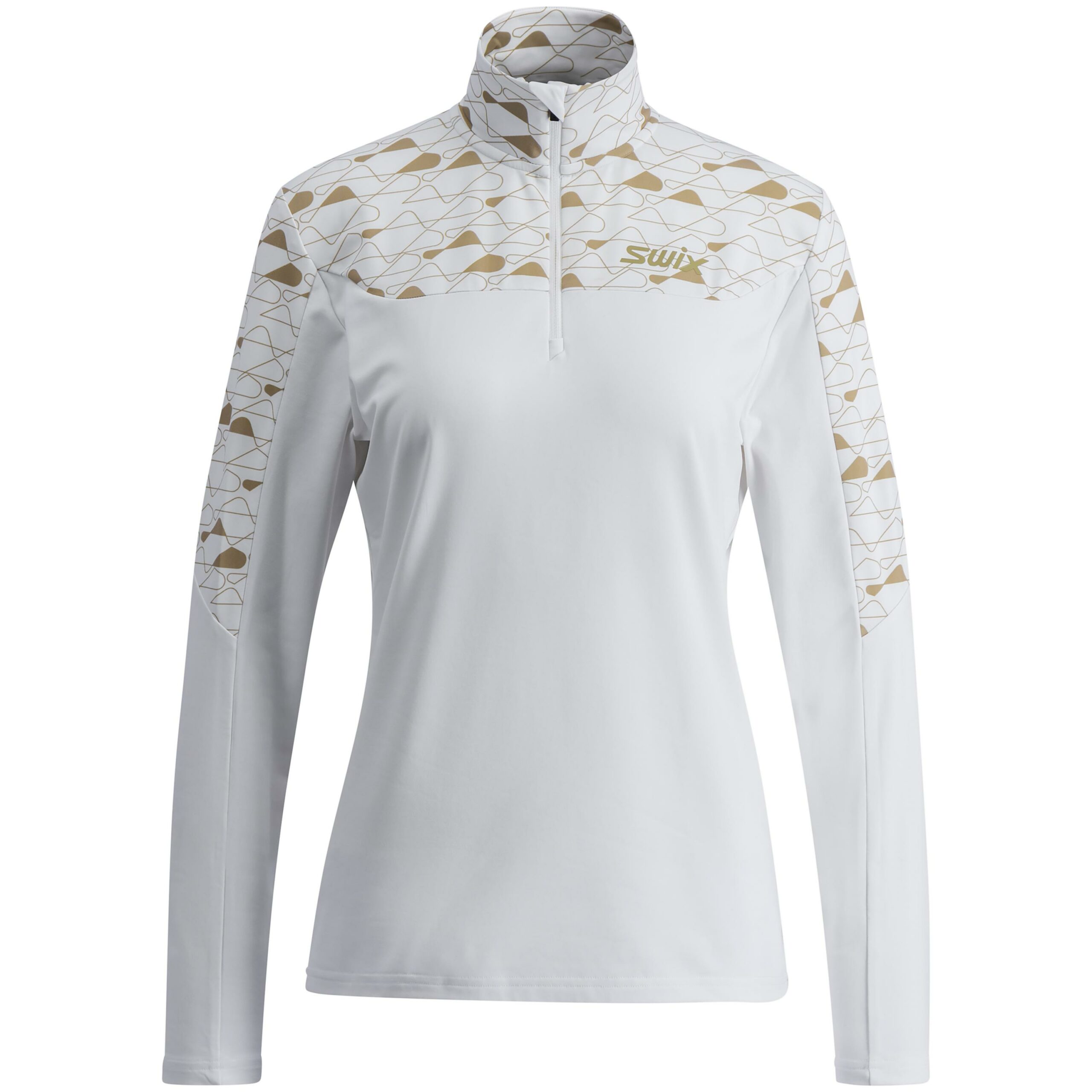 Swix Swix Infinity Light Half Zip Womens Bright White-Dune 10154-24 Platou Sport 1