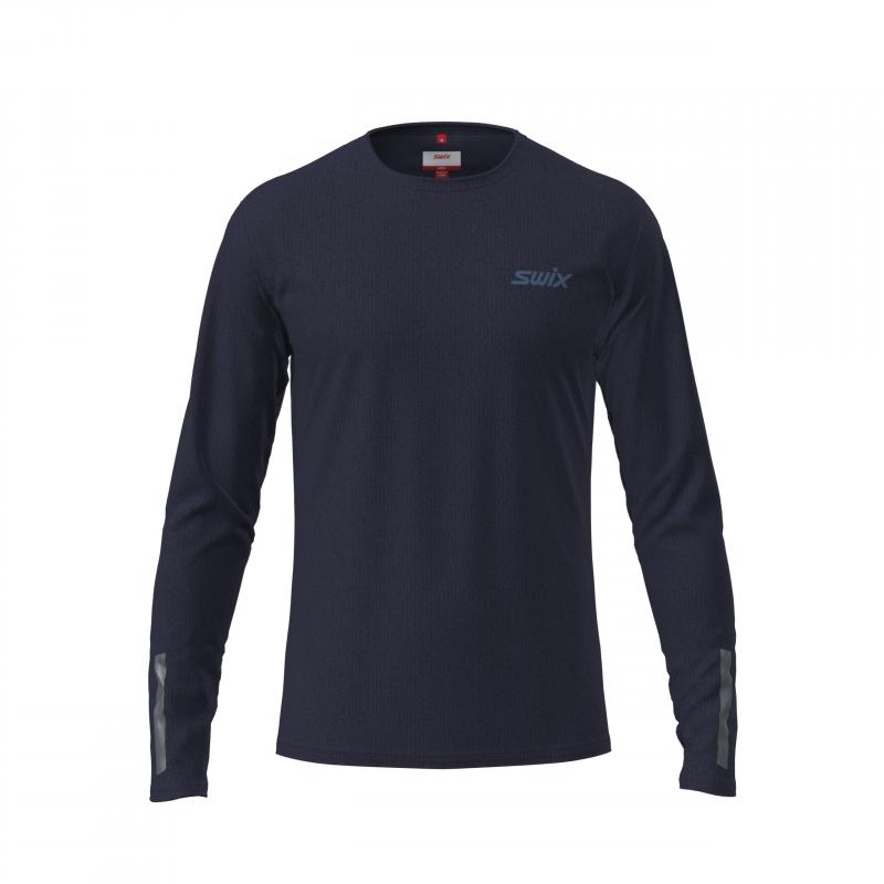 Swix Swix Pace Nts Long Sleeve Baselayer Top Mens Dark Navy-Blac 10016-23 Platou Sport 1