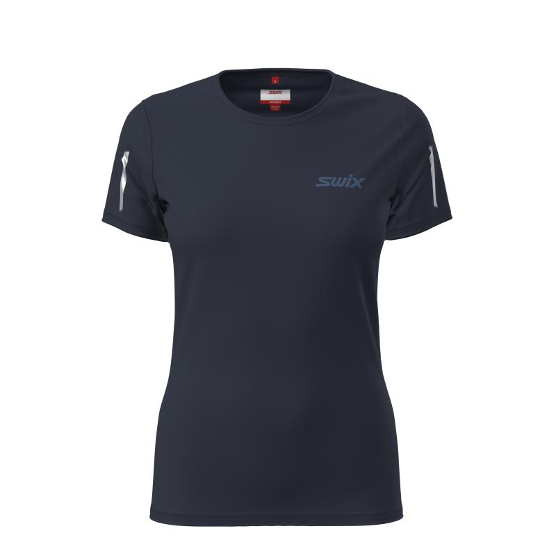 Swix Swix Pace Nts Short Sleeve Baselayer Top Womens Dark Navy 10037-23 Platou Sport 3