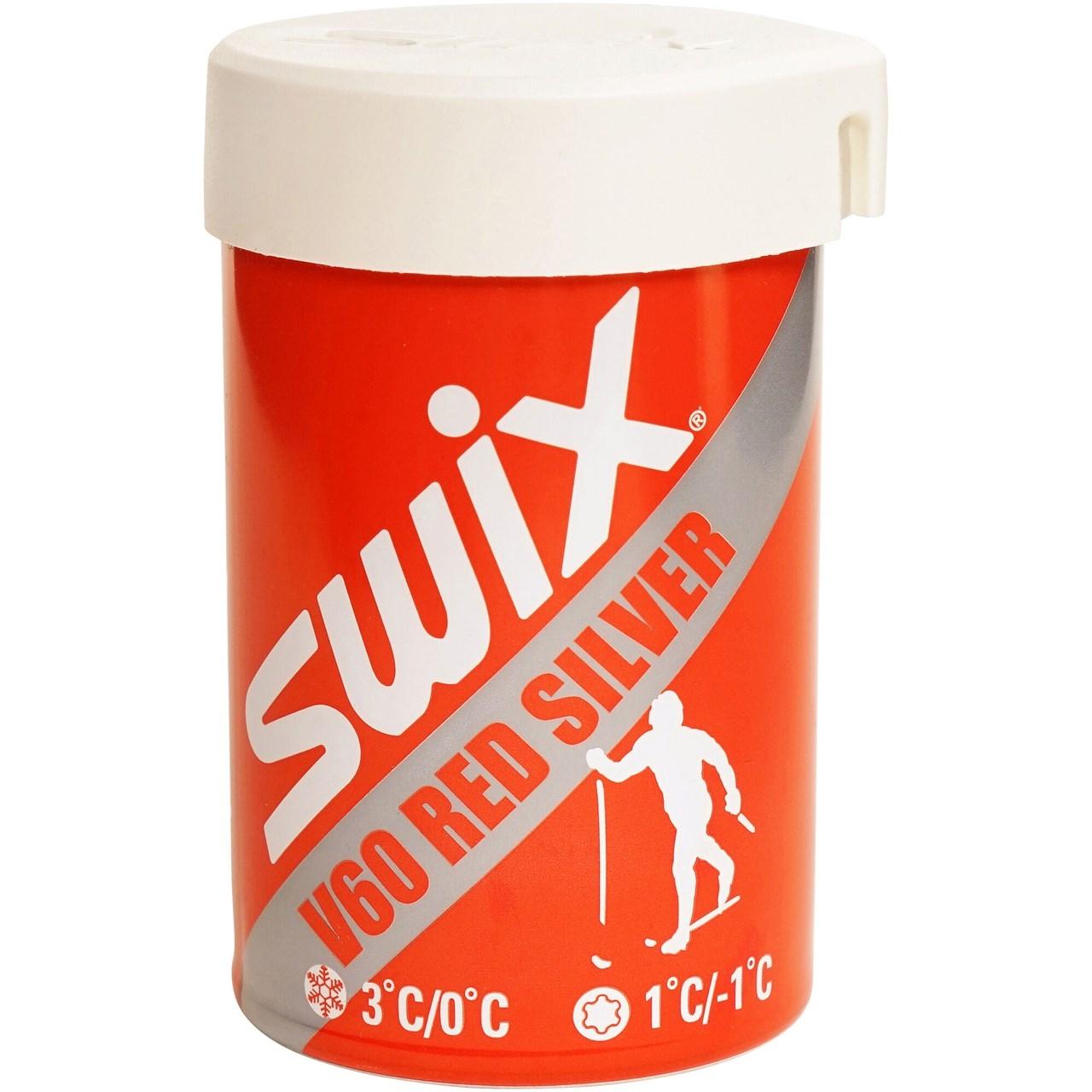 Swix Swix V60 Red-Silver Hardwax 0°C To +3°C 43g V0060 Platou Sport 1
