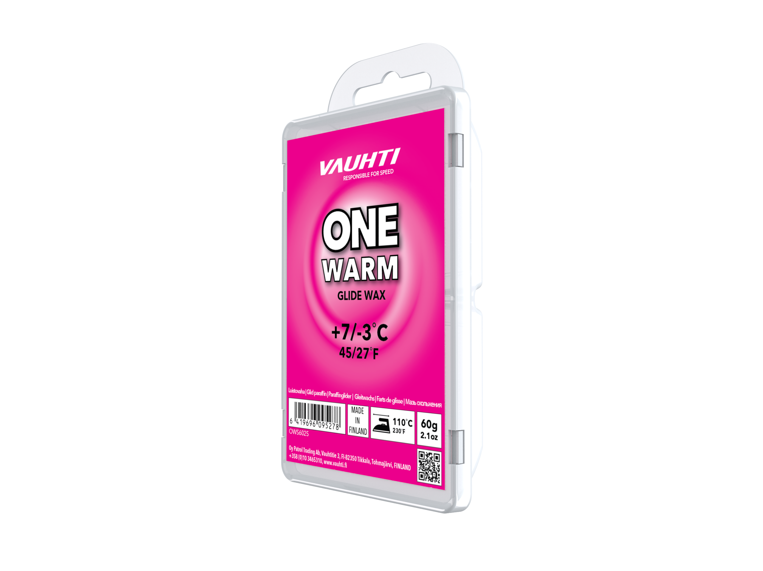 Vauhti Vauhti Speed OY One Warm Pink OWS6025 Platou Sport 1