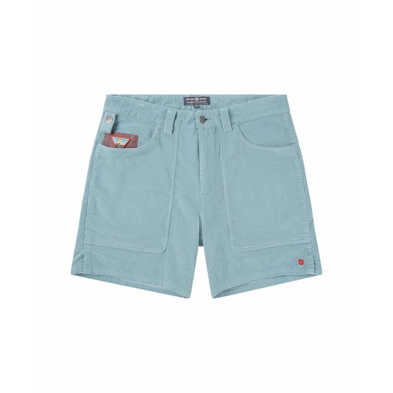 Amundsen 7incher Concord Garment Dyed Shorts Mens Aqua