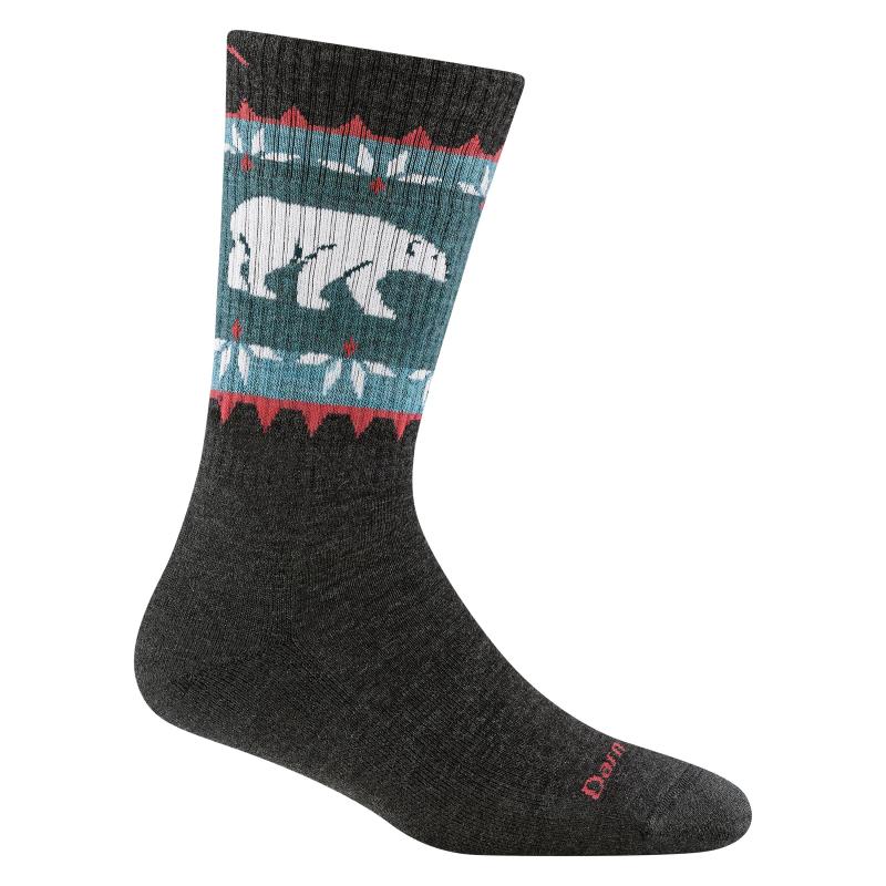 Darn Tough Vanna Grizzle Boot Midweight With Cushion Charcoal DT5017 Platou Sport 1