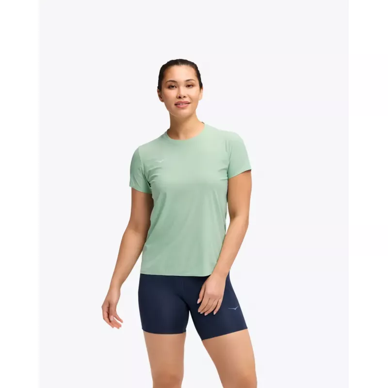 Hoka Airolite Short Sleeve 2.0 Womens Jadeite Jadeite