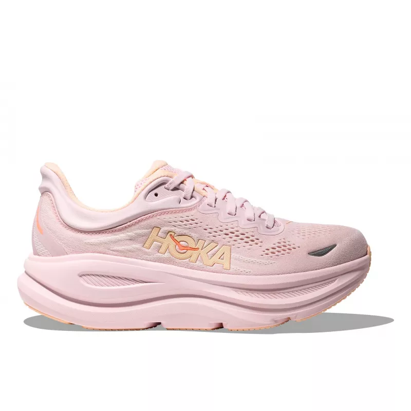Hoka Bondi 9 Womens Lilac Cream/Tangerine Glow Lilac Cream/Tangerin