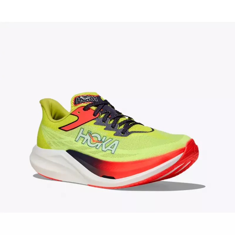 Hoka Rocket X 3 Unisex Neon Yuzu/Squid Ink Neon Yuzu/Squid Ink - Bilde 3
