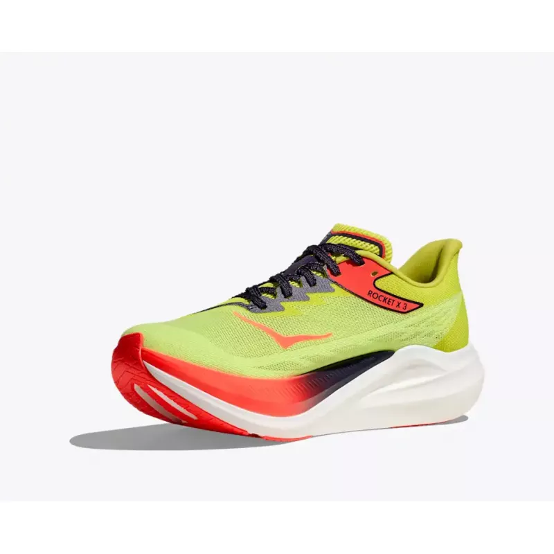 Hoka Rocket X 3 Unisex Neon Yuzu/Squid Ink Neon Yuzu/Squid Ink - Bilde 6