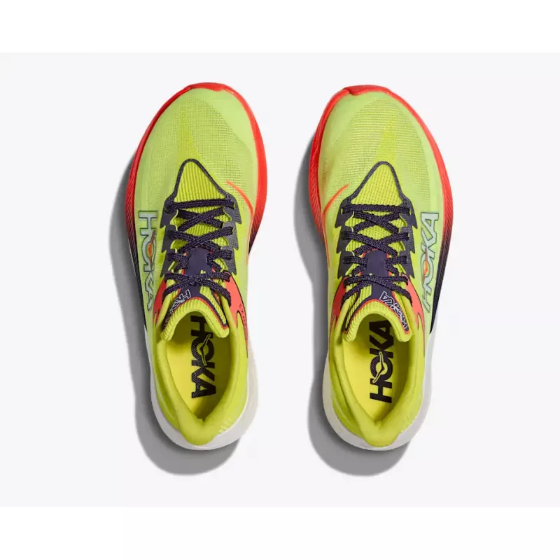 Hoka Rocket X 3 Unisex Neon Yuzu/Squid Ink Neon Yuzu/Squid Ink - Bilde 7