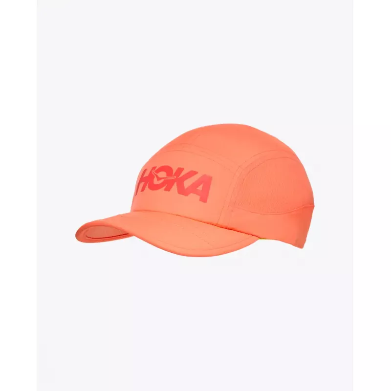 Hoka Run Hat Unisex Neon Cantaloupe