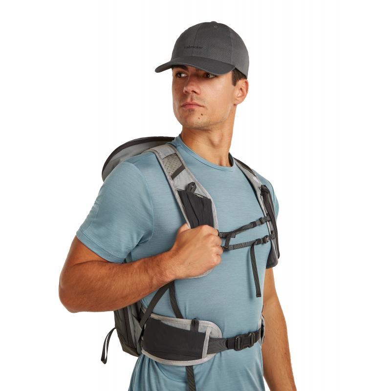 Icebreaker 6 Panel Cap Obsidian-Black 0A57ES Platou Sport Bergen 3