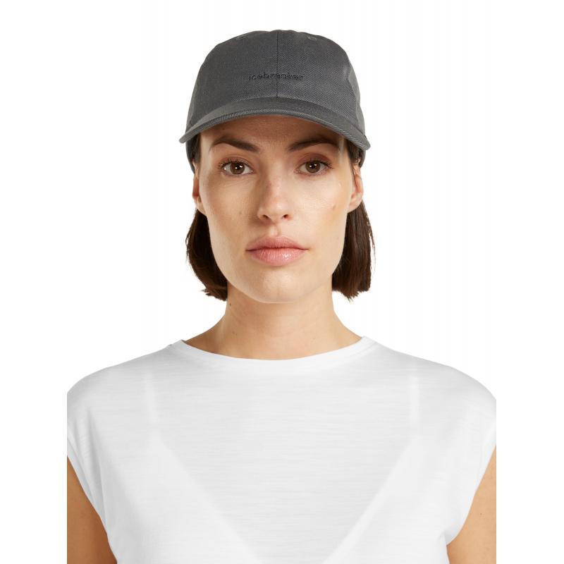 Icebreaker 6 Panel Cap Obsidian-Black 0A57ES Platou Sport Bergen 6