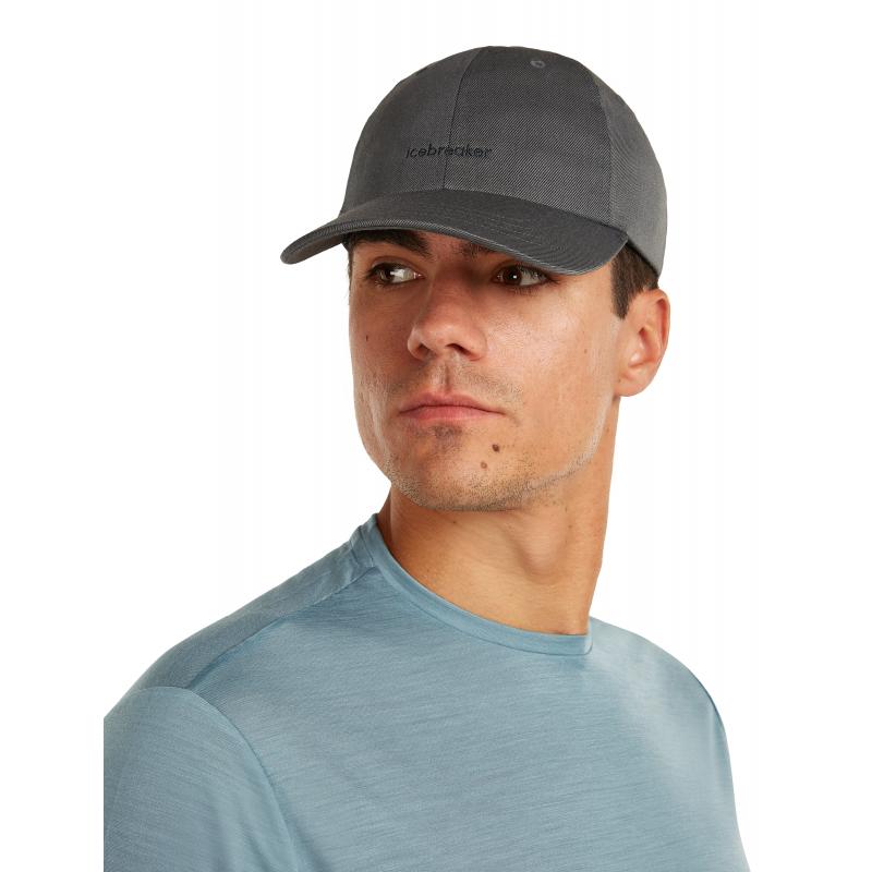 Icebreaker 6 Panel Cap Obsidian-Black 0A57ES Platou Sport Bergen 7