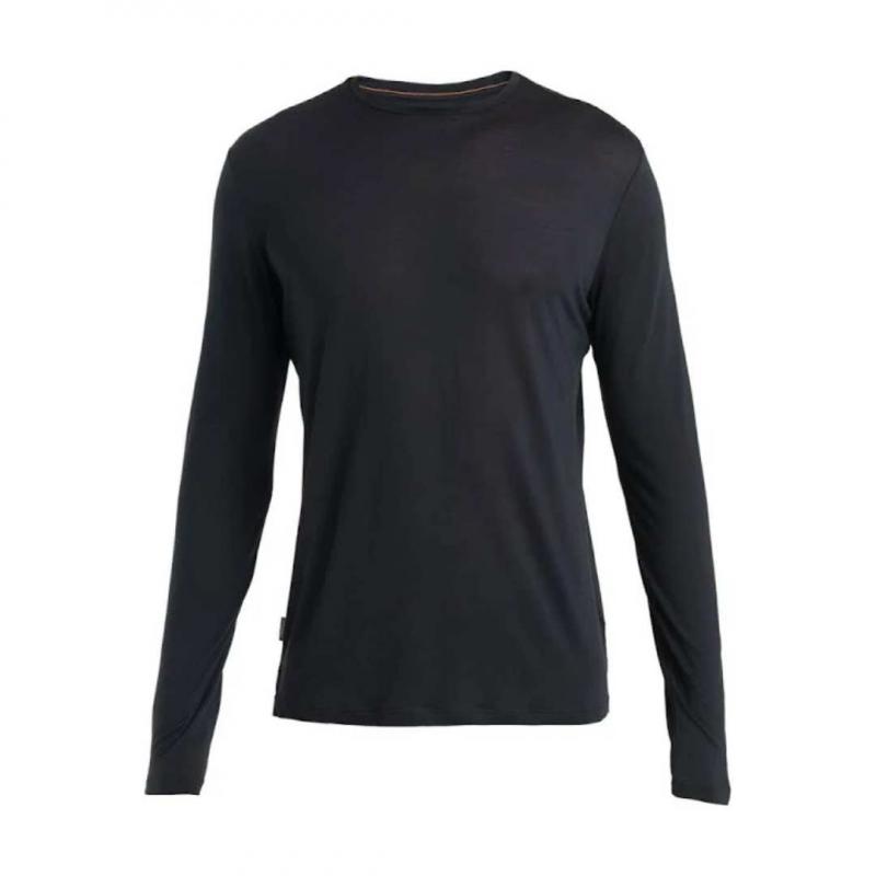 Icebreaker Icebreaker Mens Merino 125 Cool-Lite Sphere III Long Sleeve Tee Black 0A56ZL Platou Sport 1
