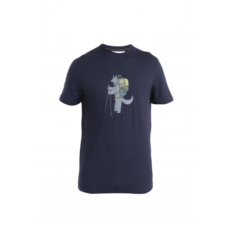 Icebreaker Icebreaker Mens Merino 150 Tech Lite III SS Tee Tech Head Midnight Navy 0A56WV Platou Sport Bergen 1