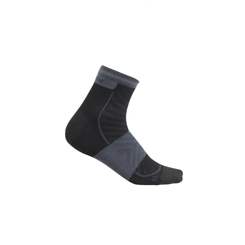 Icebreaker Icebreaker Mens Merino Run+ Ultralight Mini Black-Graphite 0A56VI Platou Sport 1
