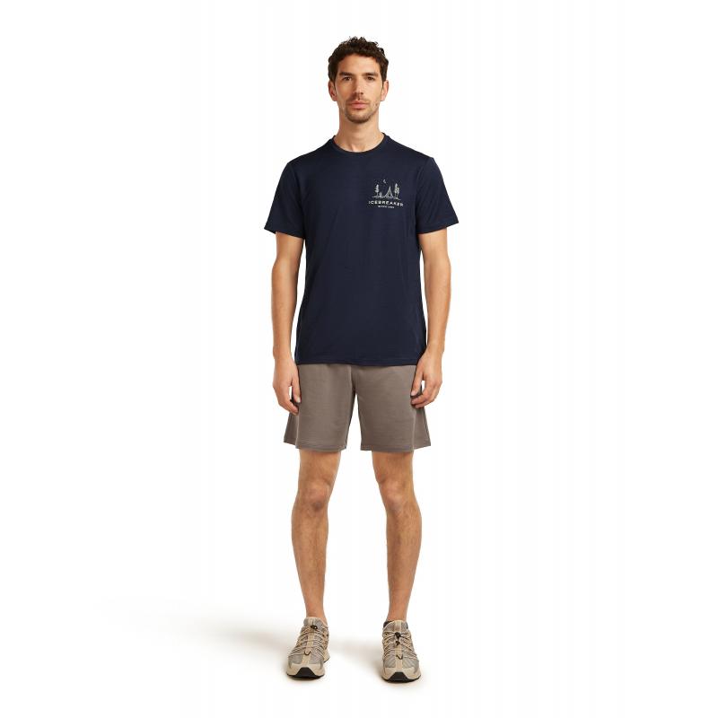 Icebreaker Icebreaker Mens Merion 150 Tech Lite SS Tee Peaceful Pass Midnight Navy 0A57FQ Platou Sport Bergen 2