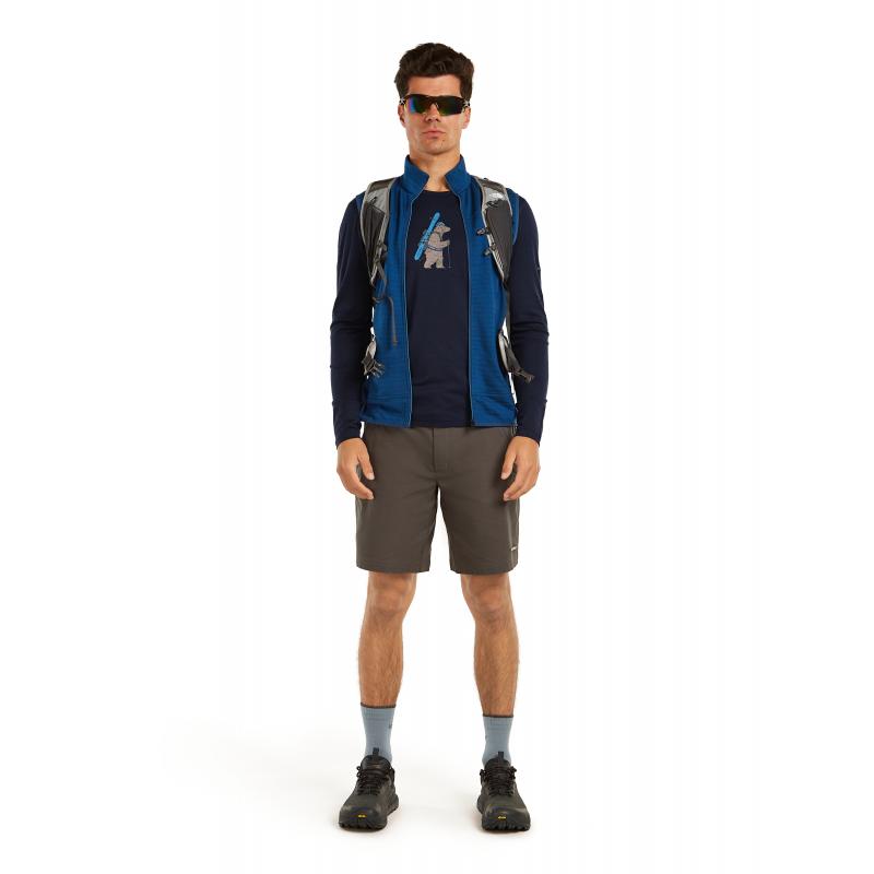 Icebreaker Icebreaker Mens Merion 200 Oasis LS Crewe Bear Tour Midnight Navy 0A57GK Platou Sport Bergen 3