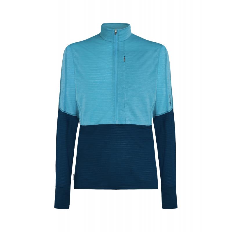Icebreaker Icebreaker Mens Merion 200 Realfleece Descender LS Half Arctic-Atlantis-Cb BA56VY Platou Sport Bergen 1
