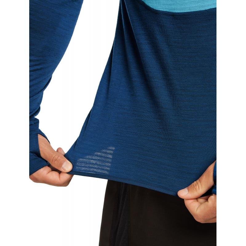 Icebreaker Icebreaker Mens Merion 200 Realfleece Descender LS Half Arctic-Atlantis-Cb BA56VY Platou Sport Bergen 11