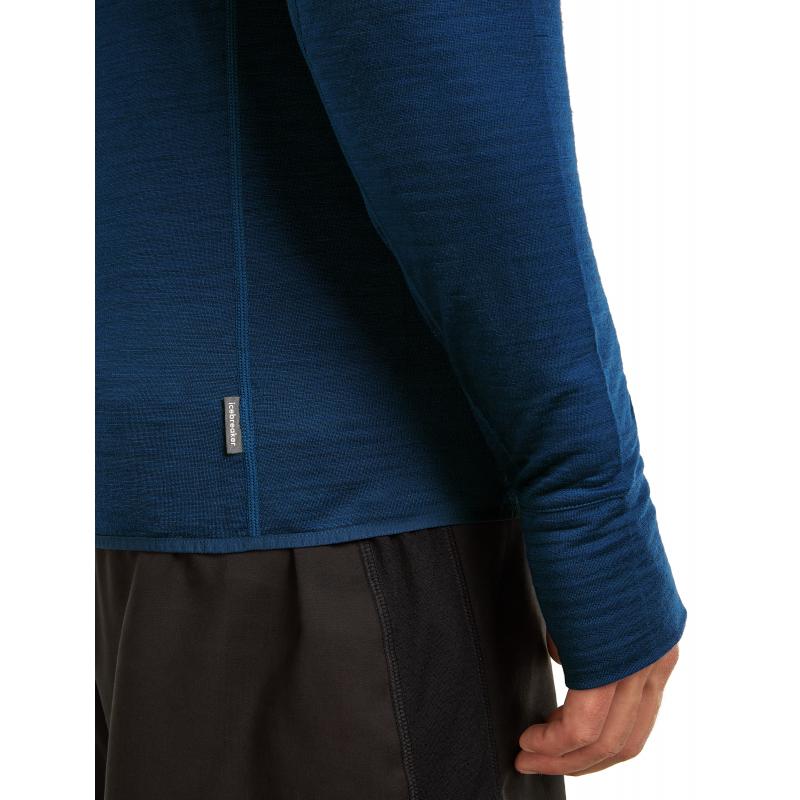 Icebreaker Icebreaker Mens Merion 200 Realfleece Descender LS Half Arctic-Atlantis-Cb BA56VY Platou Sport Bergen 4