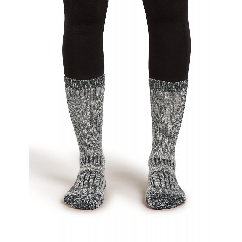 Icebreaker Icebreaker Womens Merino Hike+ Mountaineer Mid Calf Jet HTHR-Black 0A57AU Platou Sport Bergen 2