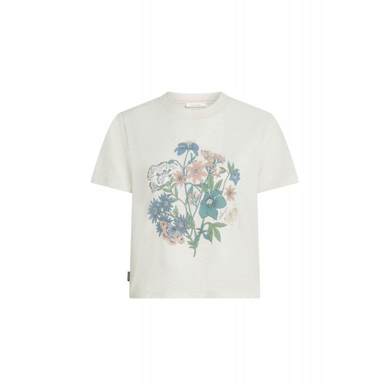 Icebreaker Icebreaker Womens Merion 150 Tech Lite SS Crop Tee NZ Flora Ecru Hthr 0A57FZ Platou Sport Bergen 6