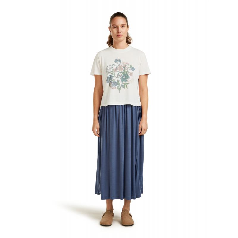 Icebreaker Icebreaker Womens Merion 150 Tech Lite SS Crop Tee NZ Flora Ecru Hthr 0A57FZ Platou Sport Bergen 7