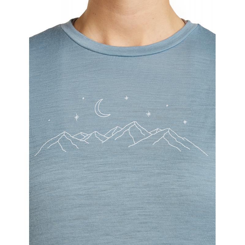 Icebreaker Icebreaker Womens Merion 150 Tech Lite SS Tee Sparkling Sta Flint Blue 0A576M Platou Sport Bergen 4