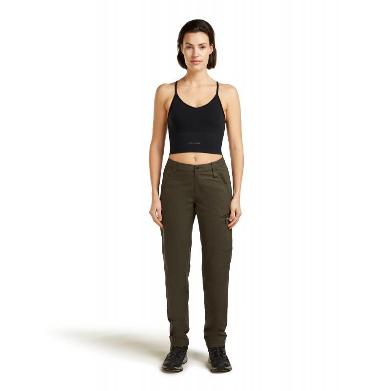 Icebreaker Icebreaker Womens Merion 260 Seamless Rib Strappy Tank Black 0A57EP Platou Sport Bergen 6