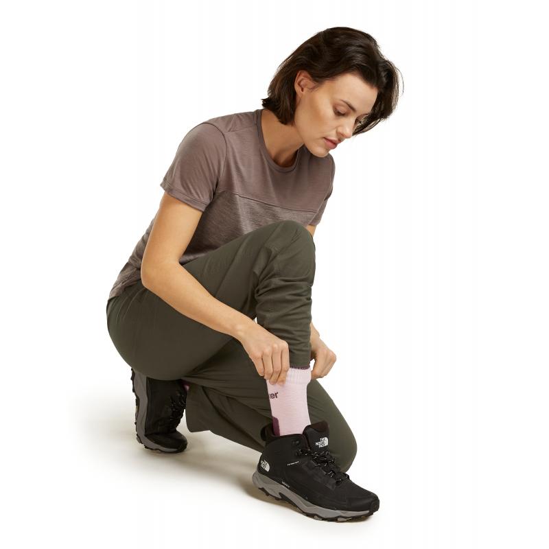 Icebreaker Icebreaker Womens Merion Hike+ Light Crew Pink Qua 0A578K Platou Sport Bergen 5