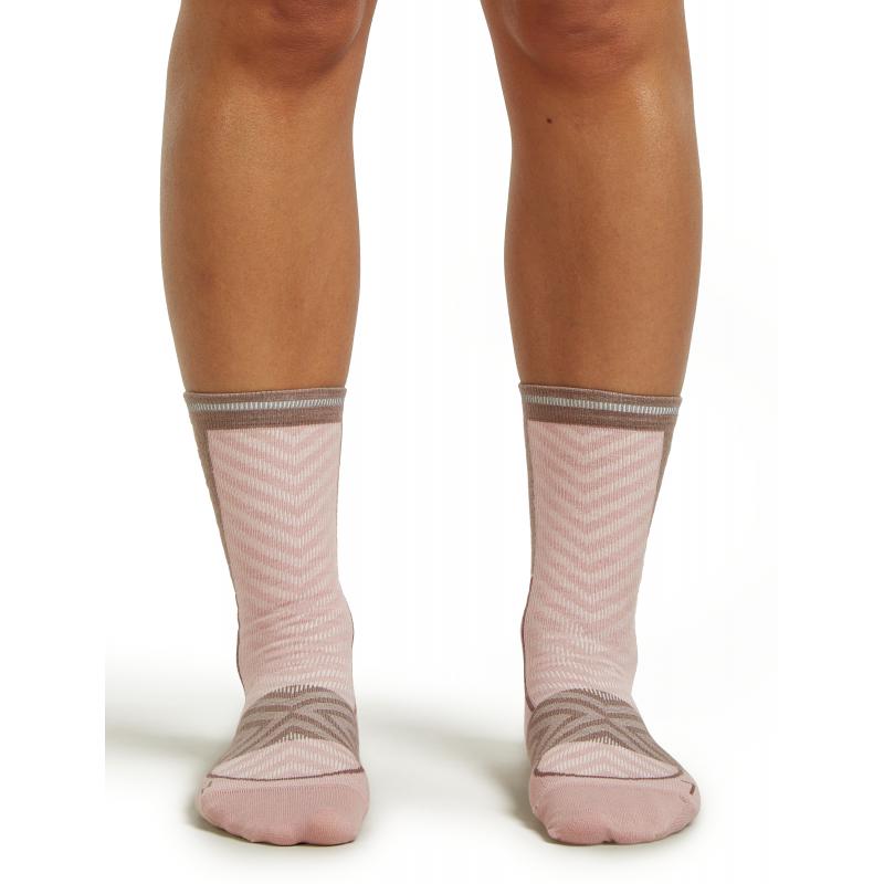 Icebreaker Icebreaker Womens Merion Run+ Ultralight Crew Pink Quartz 0A56VM Platou Sport Bergen 2