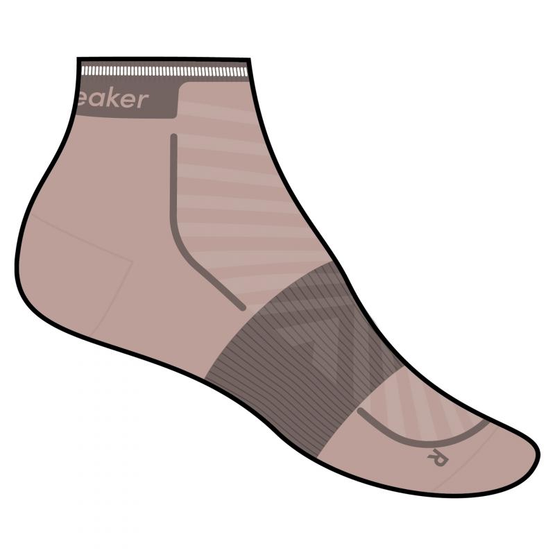 Icebreaker Icebreaker Womens Merion Run+ Ultralight Mini Pink Quartz 0A56VK Platou Sport Bergen 1