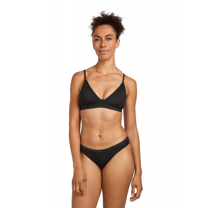 Icebreaker Icebreaker Womens Siren Bra Black 104708 Platou Sport Bergen 2