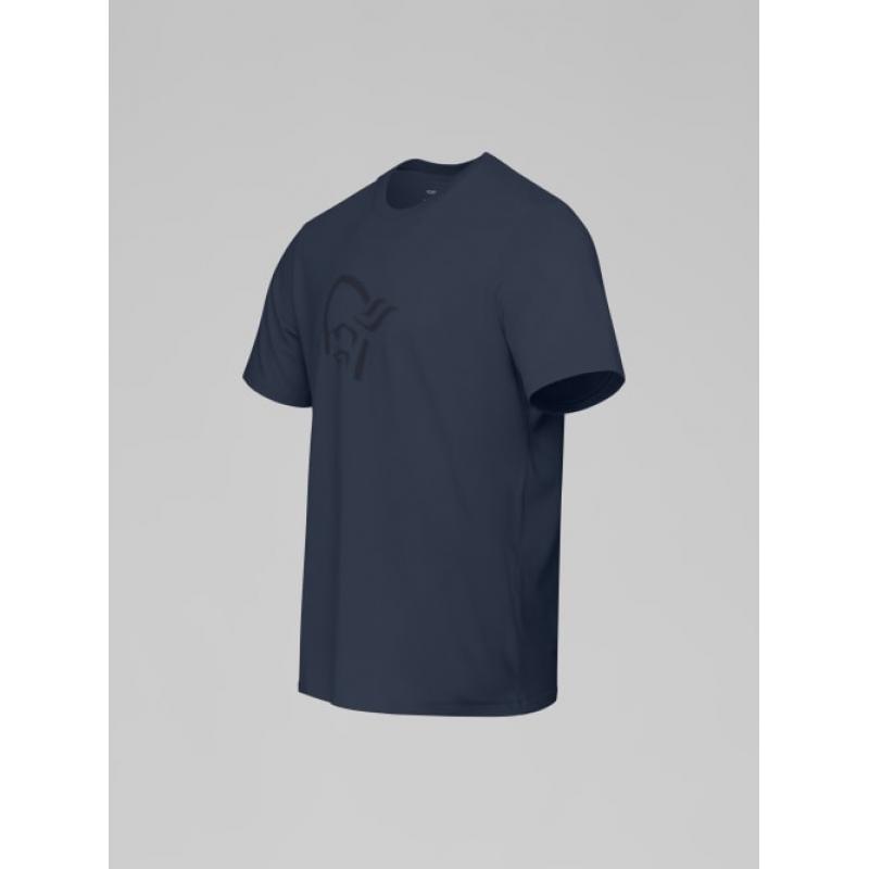 Norrøna /29 cotton Norrøna viking T-shirt M's Indigo Night - Bilde 3