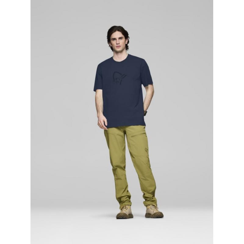 Norrøna /29 cotton Norrøna viking T-shirt M's Indigo Night - Bilde 6