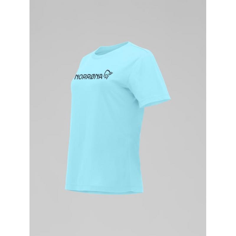 Norrøna /29 cotton Norrøna viking T-shirt W's Aqua Haze
