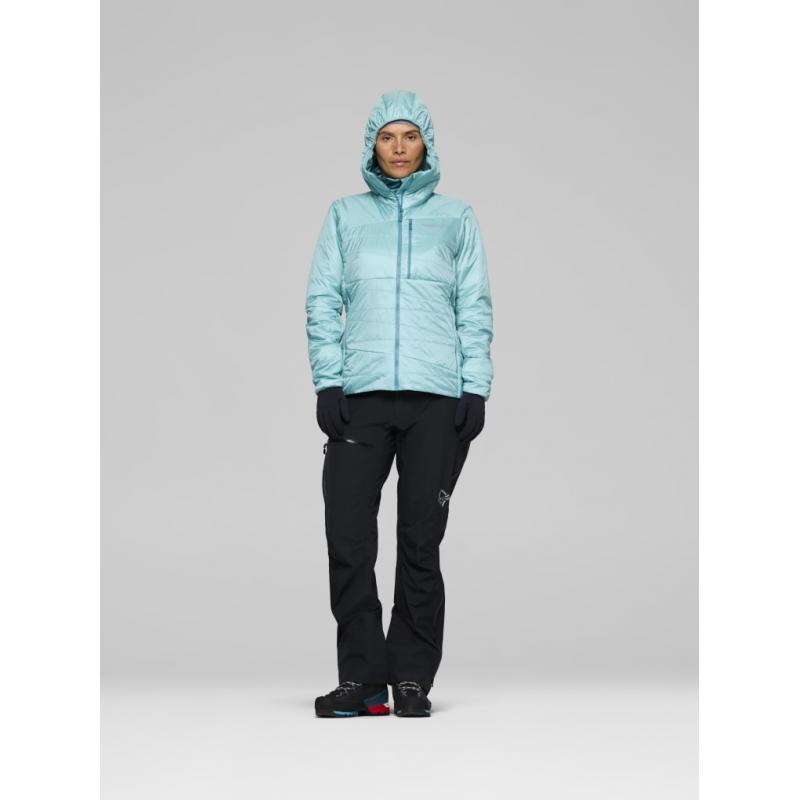 Norrøna falketind thermo40 Zip Hood W's Aqua Haze Aqua Haze