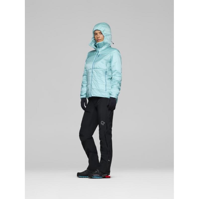 Norrøna falketind thermo40 Zip Hood W's Aqua Haze Aqua Haze - Bilde 6