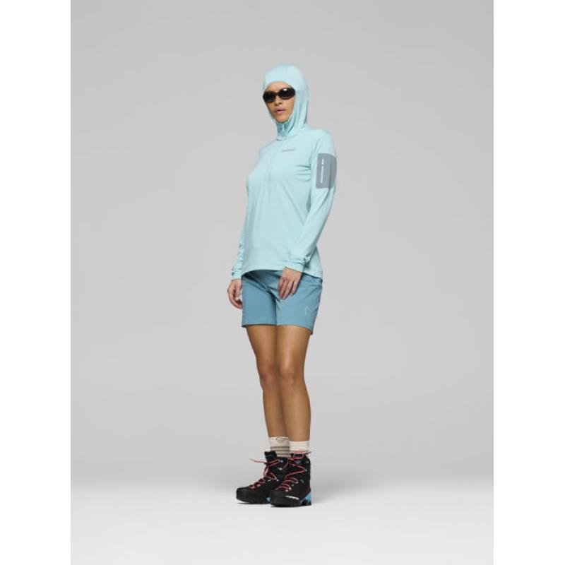 Norrøna falketind warm1 Hood W's Aqua Haze/Trooper - Bilde 3