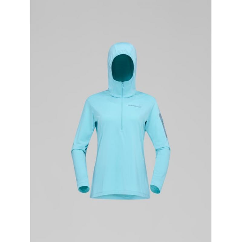 Norrøna falketind warm1 Hood W's Aqua Haze/Trooper - Bilde 5