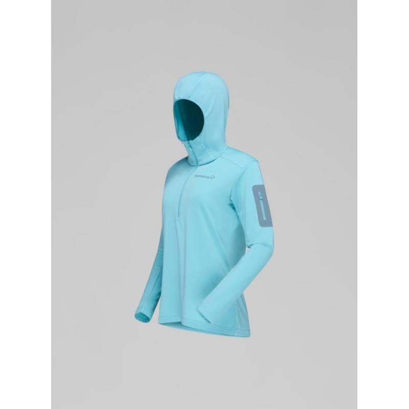 Norrøna falketind warm1 Hood W's Aqua Haze/Trooper - Bilde 6