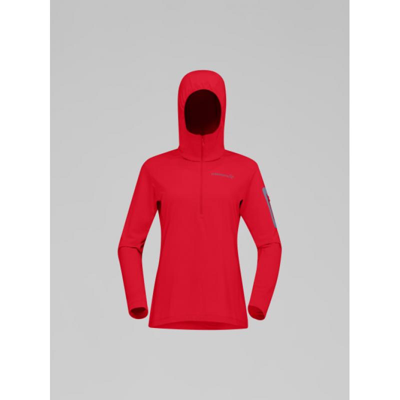 Norrøna falketind warm1 Hood W's Aura Orange/Trooper Aura Orange/Trooper - Bilde 5