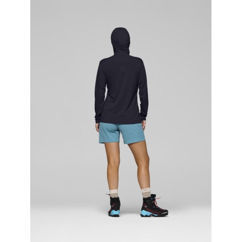 Norrøna falketind warm1 Hood W's Caviar Black Caviar Black - Bilde 2