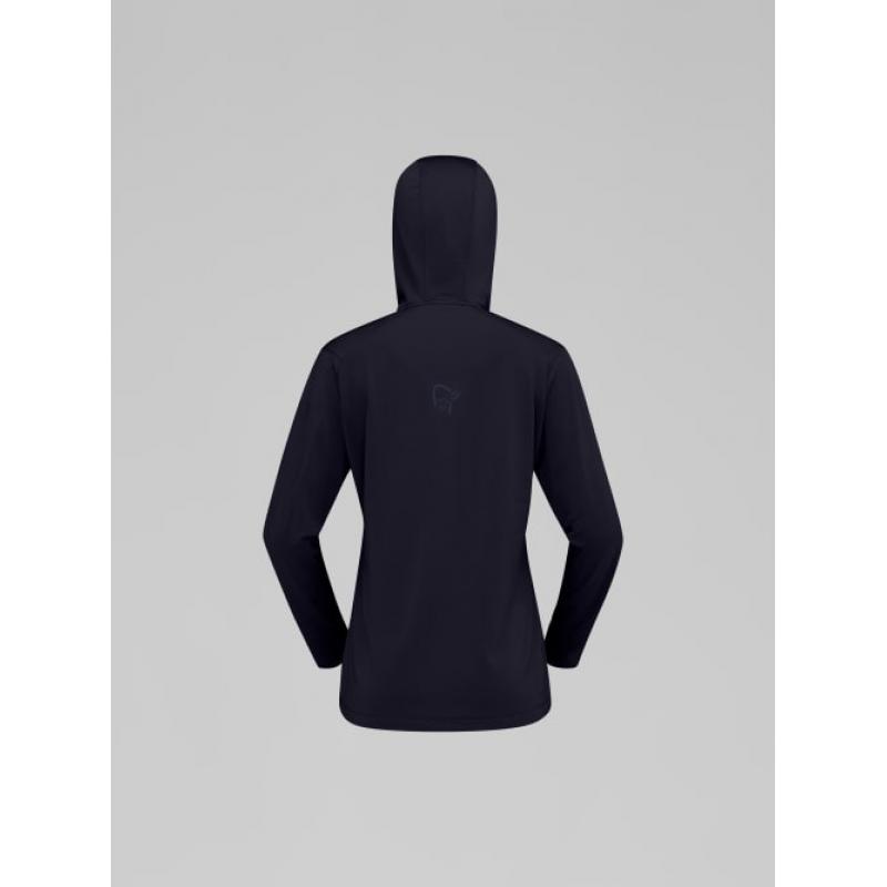 Norrøna falketind warm1 Hood W's Caviar Black Caviar Black - Bilde 4