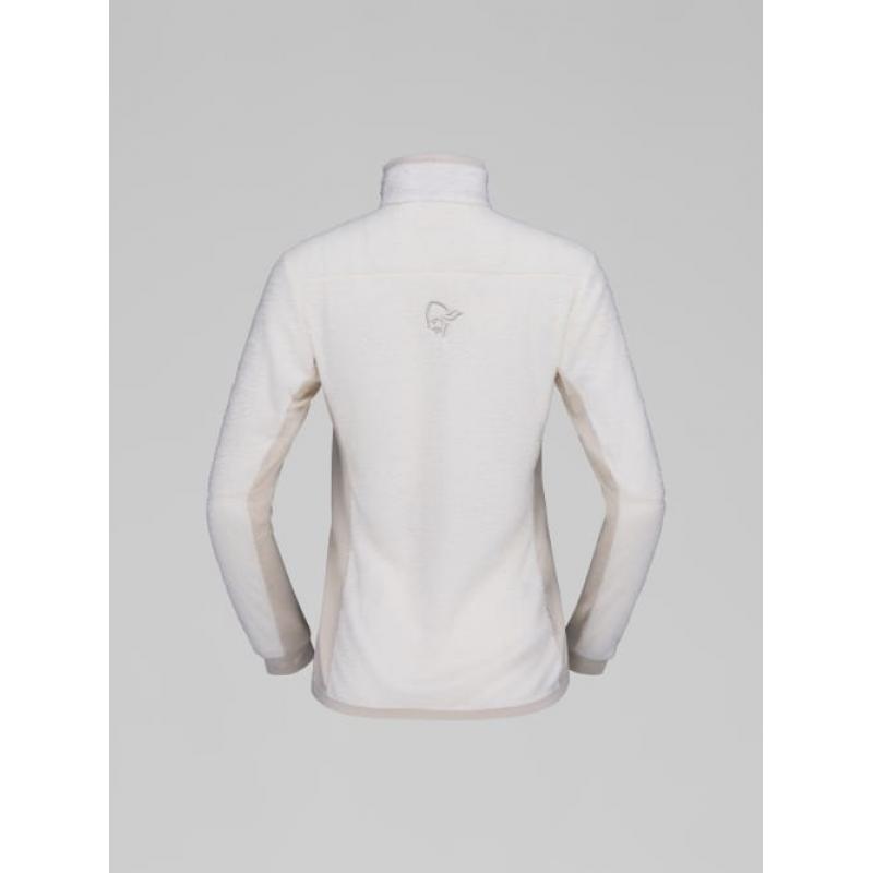 Norrøna falketind warm1 active Jacket W's Snow White/Oatmeal Snow White/Oatmeal - Bilde 2