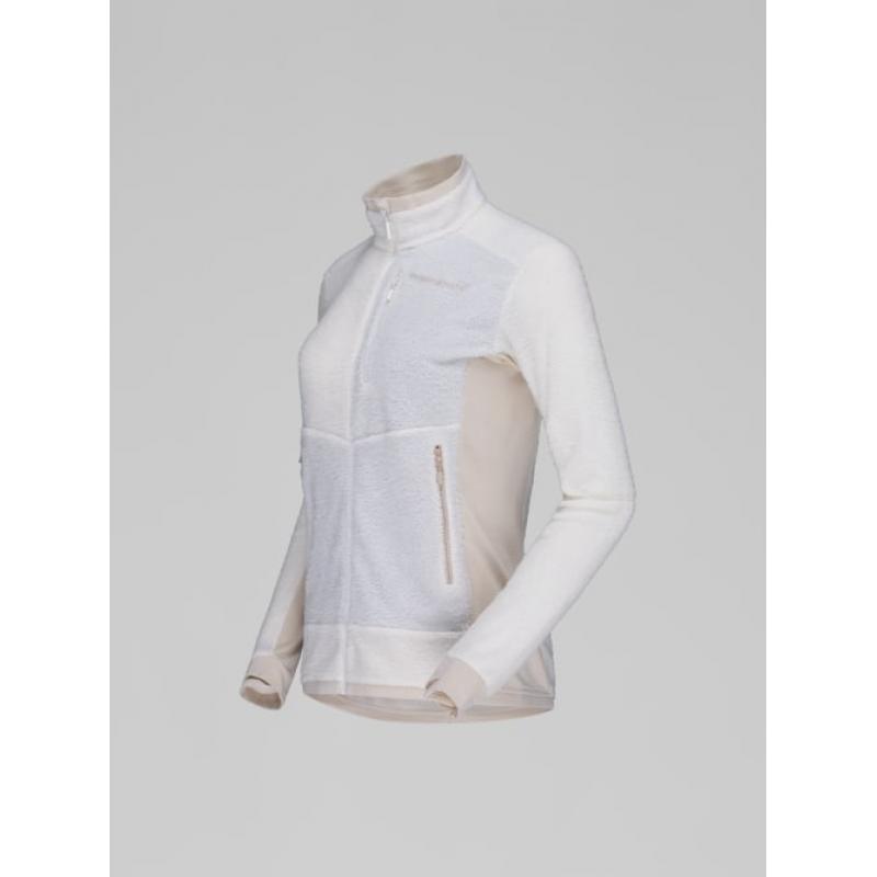 Norrøna falketind warm1 active Jacket W's Snow White/Oatmeal Snow White/Oatmeal - Bilde 3