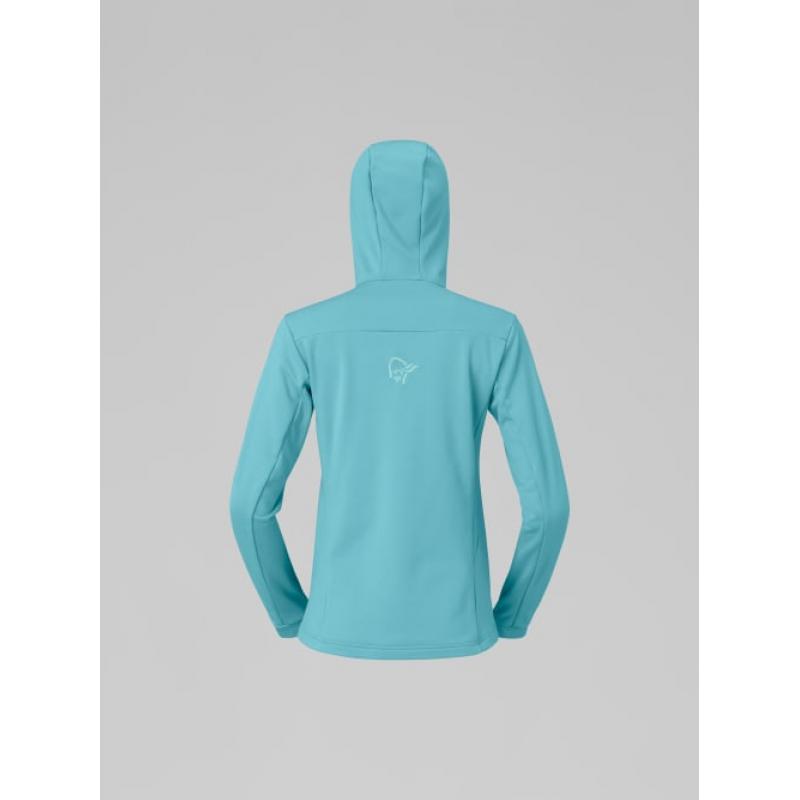 Norrøna falketind warm2 stretch Hood W's Brittany Blue - Bilde 2