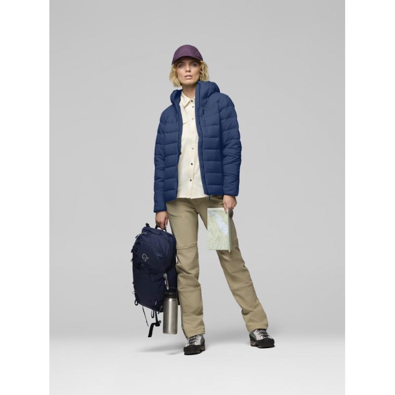 Norrøna femund down700 Zip Hood W's Indigo Night Indigo Night