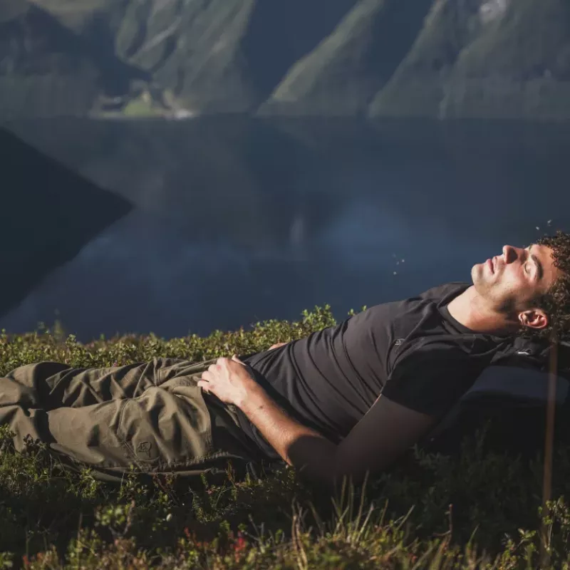 Norrøna femund tech T-shirt M's Caviar Black - Bilde 3