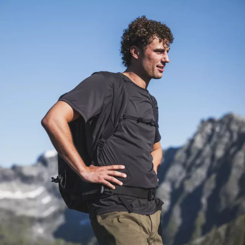 Norrøna femund tech T-shirt M's Caviar Black - Bilde 6